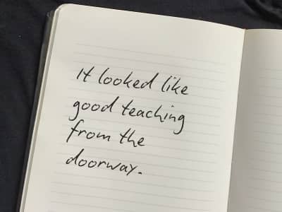 Your best teacher is holding on too tight